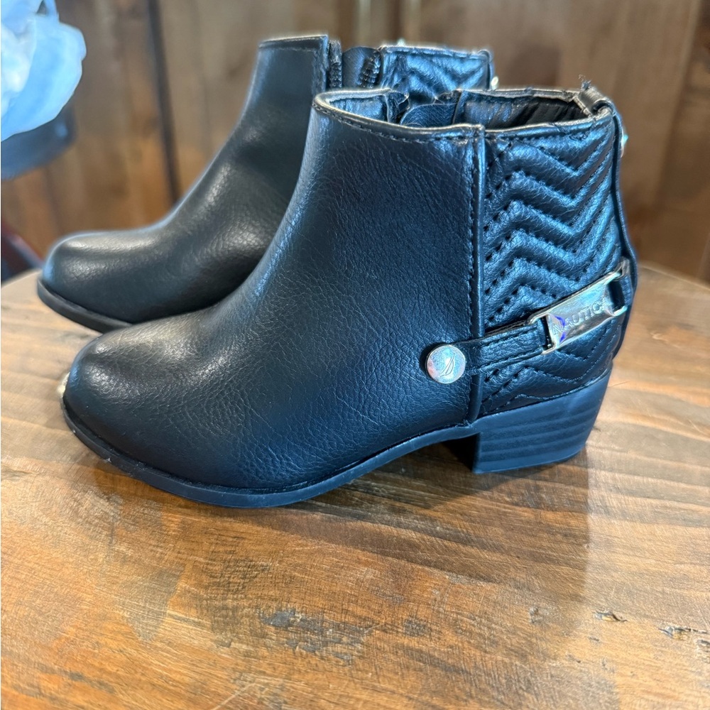 Nautica Black Ankle Boots